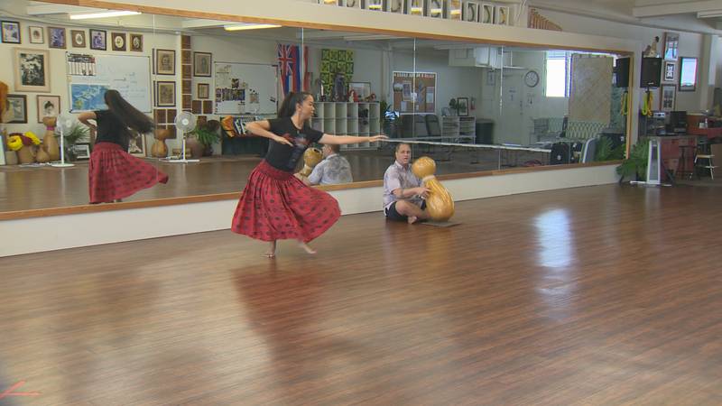 Crishelle Kaleiohoku Young's love for hula started even before she was born.