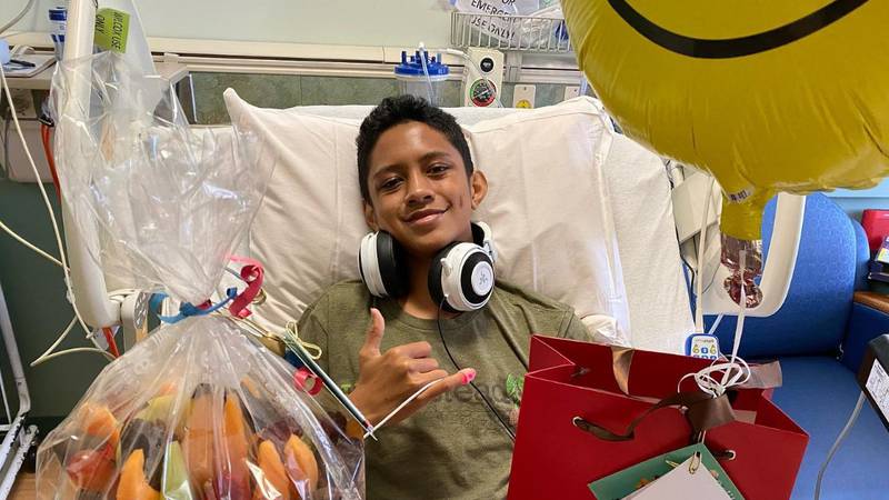 Jaden Ah Mow of Hilo is being treated on Oahu for a rare blood disease.