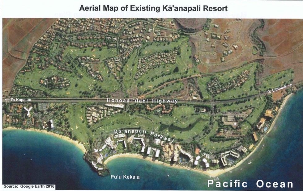 map of lahaina and kaanapali