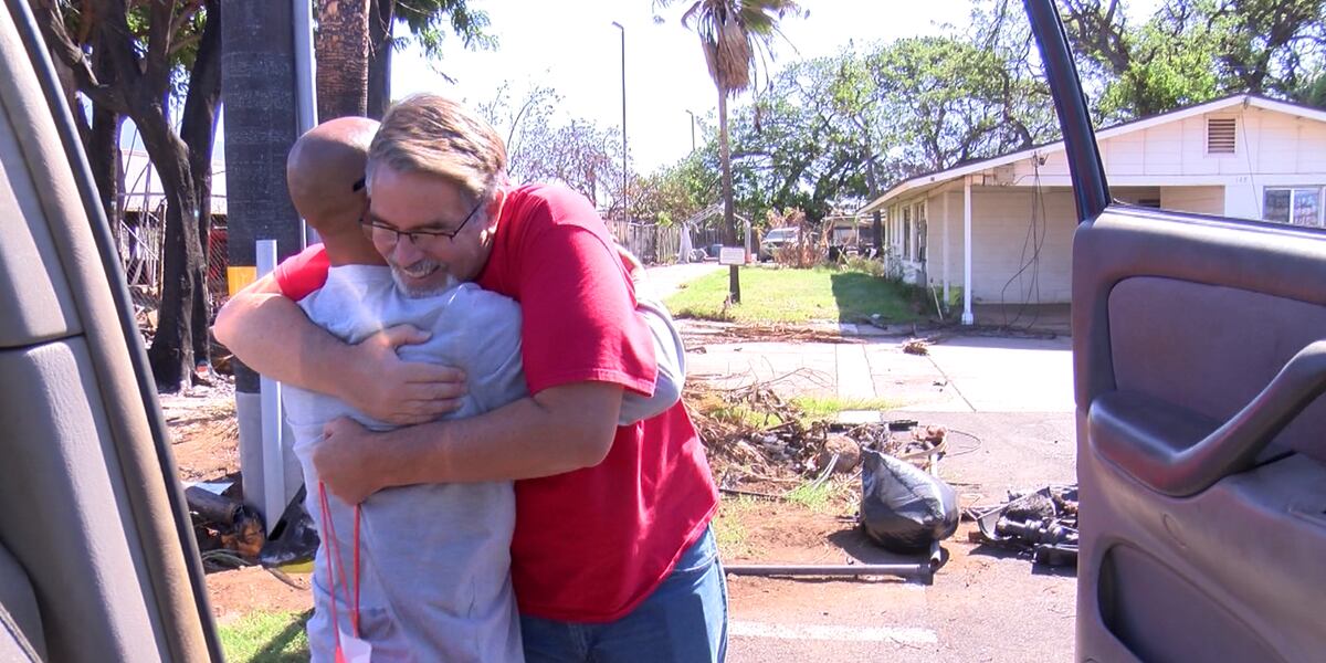 Lahaina pastor meets man who saved his home during August fires Lahaina pastor meets man who saved his home during August fires
