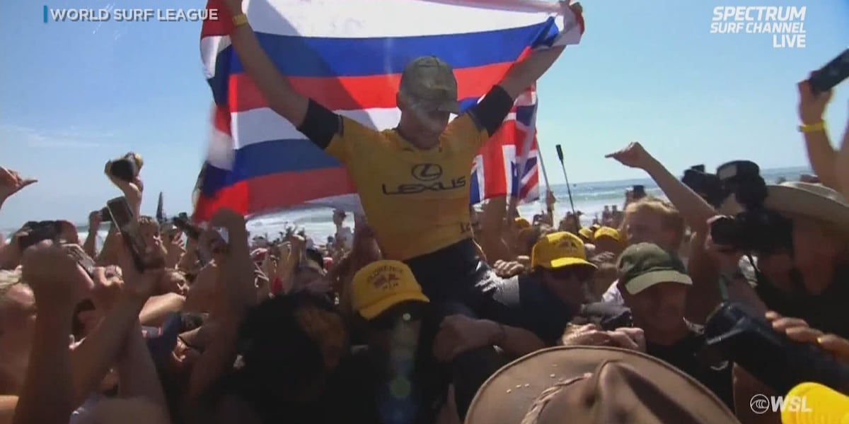 Hawaii’s John John Florence captures third world title with an incredible ride Hawaii’s John John Florence captures third world title with an incredible ride