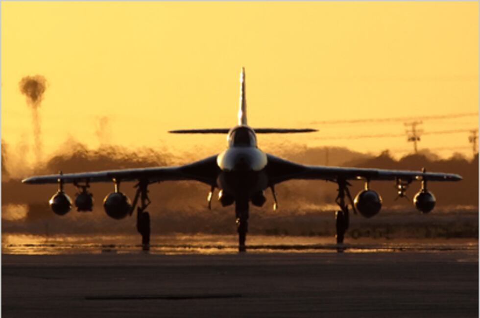 This undated image shows a Hawker Hunter aircraft before takeoff. (Image: ATAC)