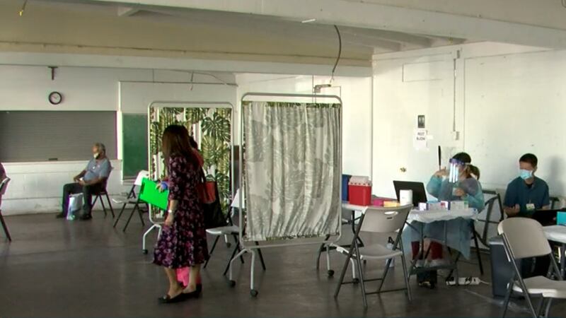 Dozens of doses were given out to members of the Pacific Islander community Tuesday.