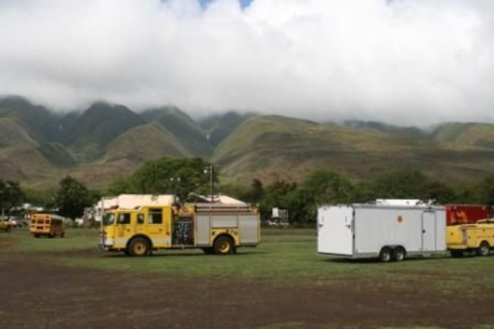 Near the scene of the crash Source: Molokai Dispatch