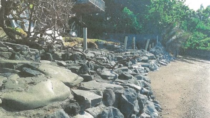 State fines homeowners with unpermitted seawalls