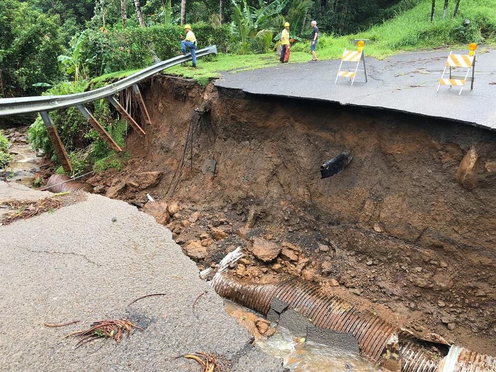DOT officials say it may take some time before a large chunk of road in Haiku is repaired....