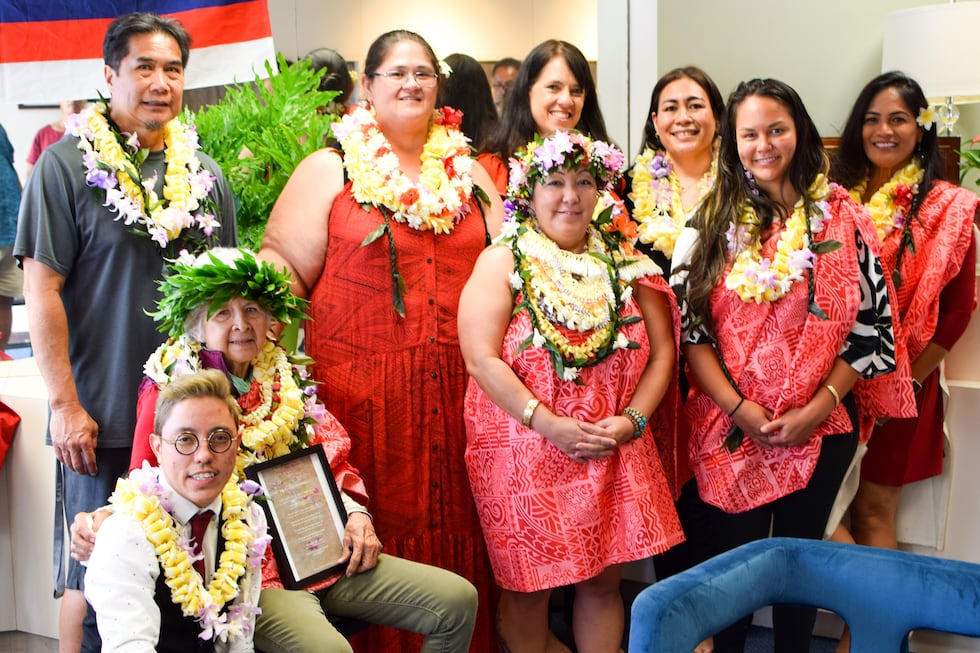 Pouhana O Na Wahine staff.