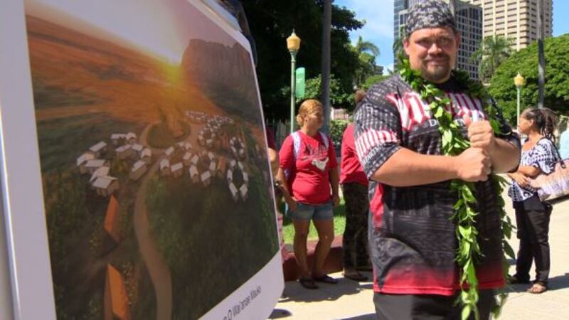 A Waianae homeless camp has raised enough money to relocate to private land.