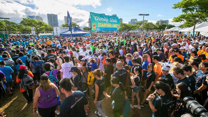 Thousands gathered on Oahu this weekend for the annual event.