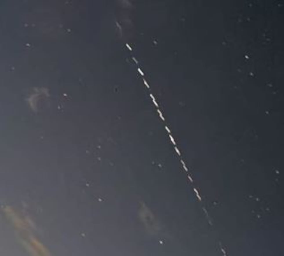 Residents statewide saw strange lights in the night sky.