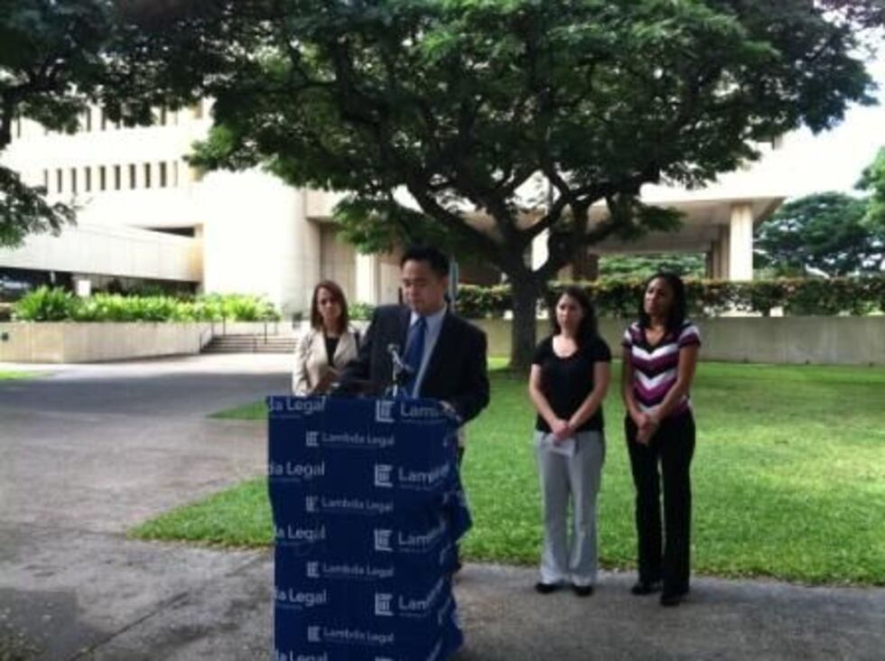Lambda Legal press conference