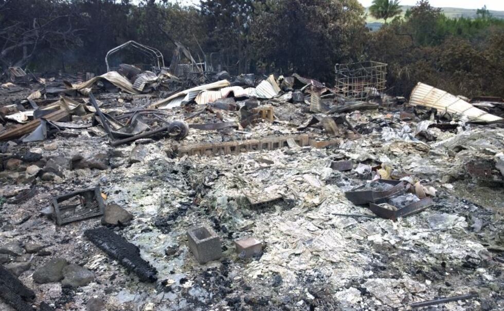 Home that burned down (Image source: Peter Stinger)