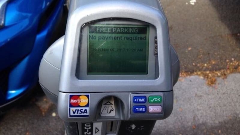 About 1,300 electronic parking meters on Oahu suddenly stopped accepting credit cards...