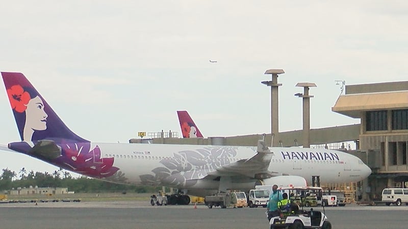 File photo of a Hawaiian Airlines plane