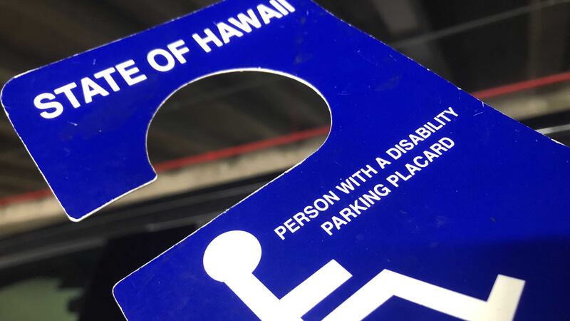 Hawaii Disability Placard