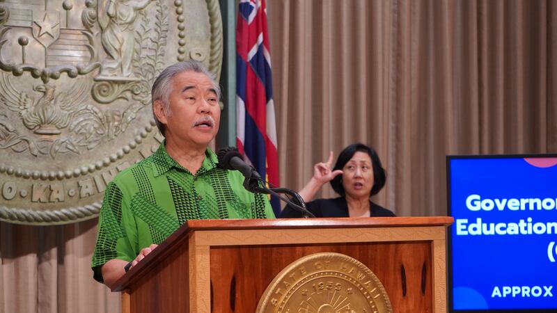 Governor announces $4 million in GEER innovation grants for Hawaii schools and educational...