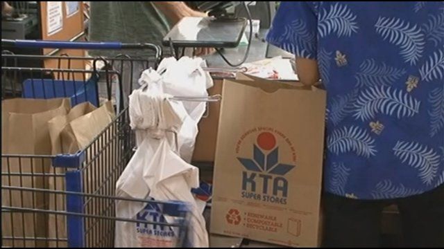 Paper or plastic? The option may soon end for Big Island shoppers.