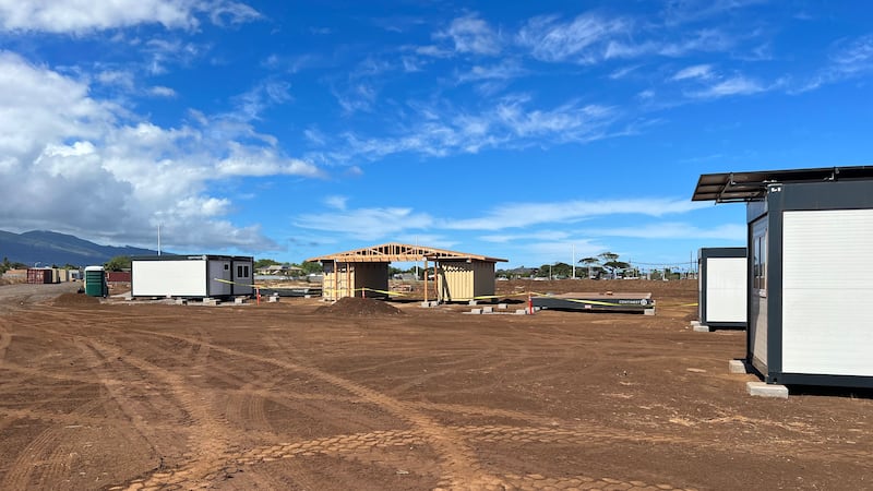 90 tiny homes for wildfire survivors have arrived from Europe.
