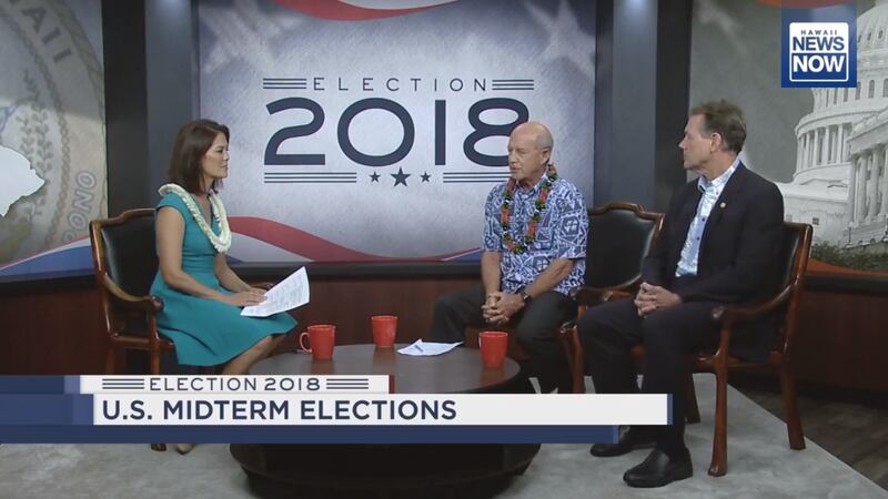 The candidates from the 1st Congressional Candidate squared off during a live debate. (Image:...