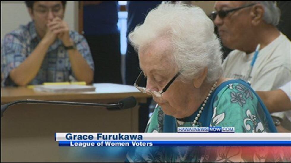Grace Furukawa, League of Women Voters of Hawaii