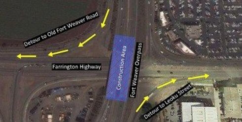 Detour map
