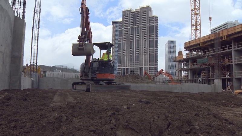 File photo of construction in Honolulu