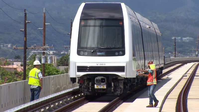 The Oahu rail project is the state's largest public works project. (Image: Hawaii News Now)
