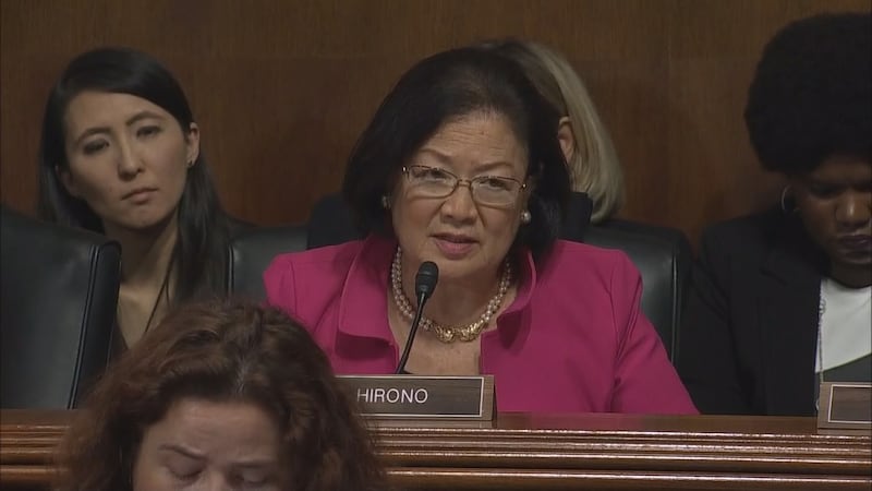Senator Mazie Hirono (D-HAWAII) questioned Supreme Court nominee Brett Kavanaugh at Thursday's...