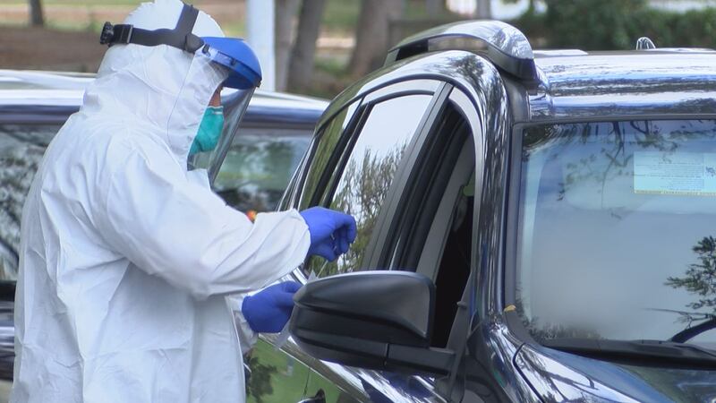 Hundreds showed up for COVID-19 tests at Kakaako