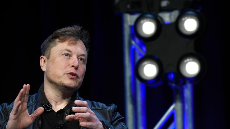FILE - Tesla and SpaceX Chief Executive Officer Elon Musk speaks at the SATELLITE Conference...