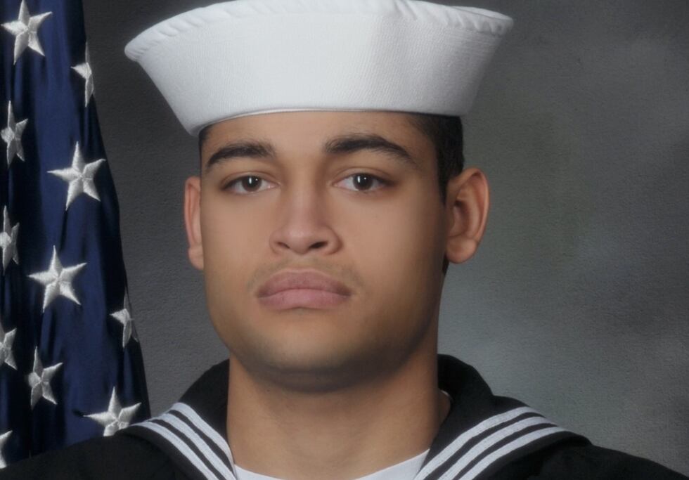 The military on Monday released a photo of Gabriel Romero, the U.S. Navy sailor who fatally...
