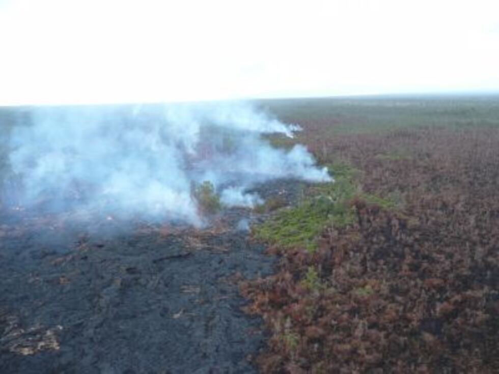 Image from latest flyover (Image source: Hawaii County Civil Defense)