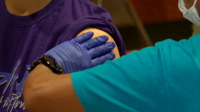 The Queen's Health System held a vaccine clinic at McKinley High School Saturday from 10 a.m....