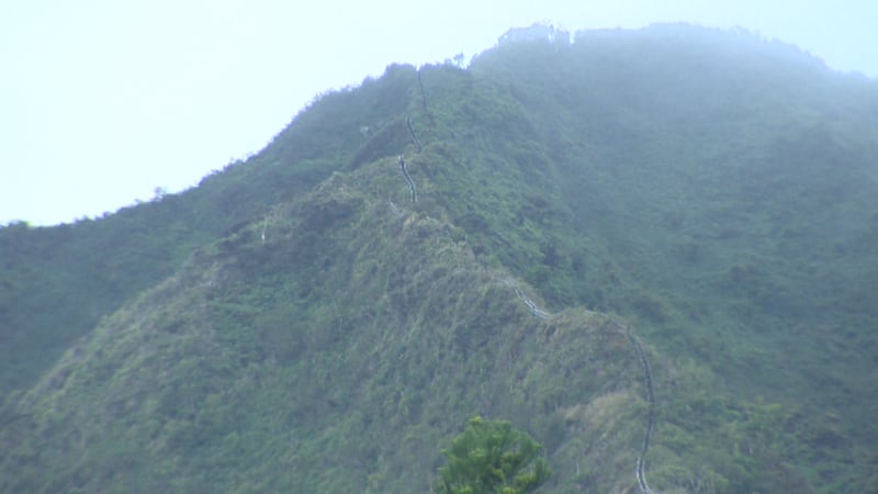 Haiku Stairs also known as "Stairway to Heaven."