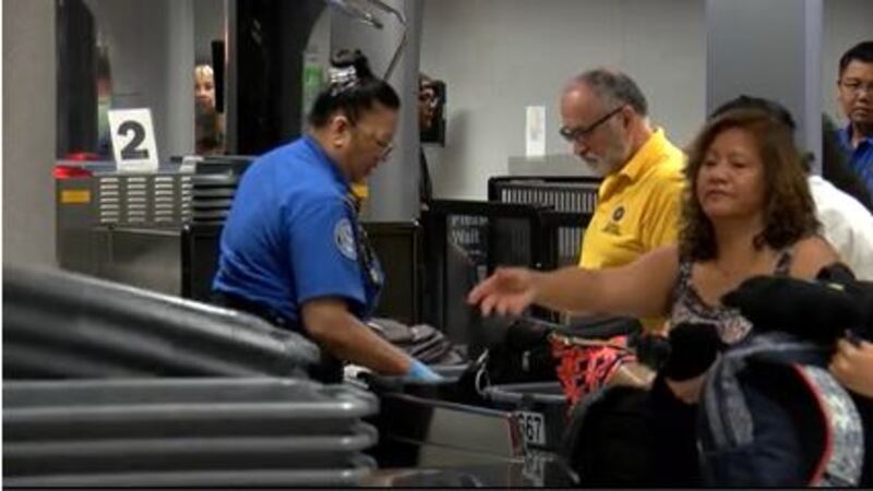 At Daniel K. Inouye International Airport, news of the short-term deal to reopen the...