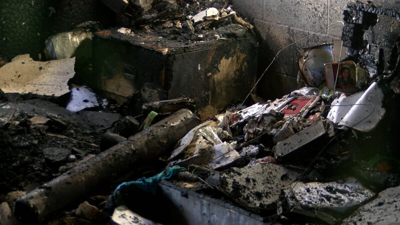 A fire engulfed in a townhouse in Ewa Beach leaving extensive damage leaving charred family...