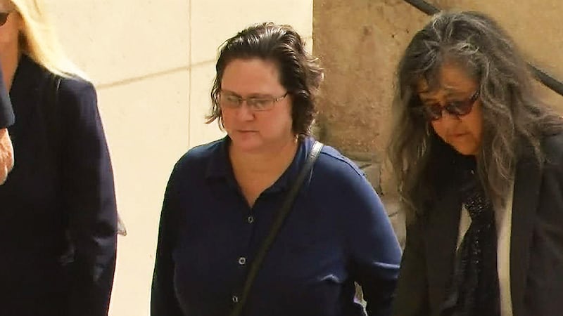 Katherine Kealoha walks into the federal courthouse without her husband Friday for a hearing....