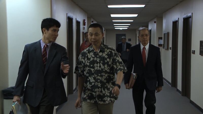 Eric Yiu appeared in court for the first time Monday. (Image: Hawaii News Now)