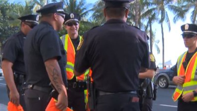 A new tattoo policy allows Honolulu officers to display their ink, as long as it's not...