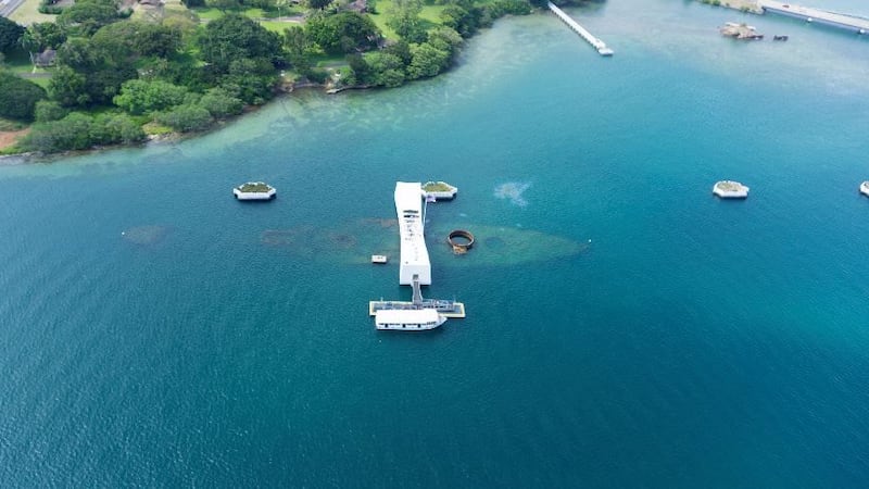 The USS Arizona Memorial is one of the most visited landmarks in the state. (Image: Archives)