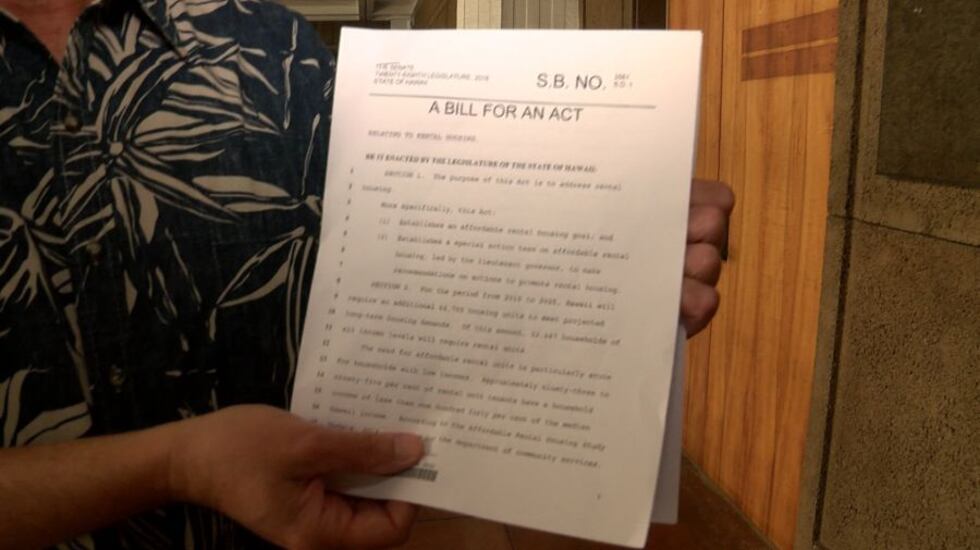 State bill 2561 (Image: Hawaii News Now)