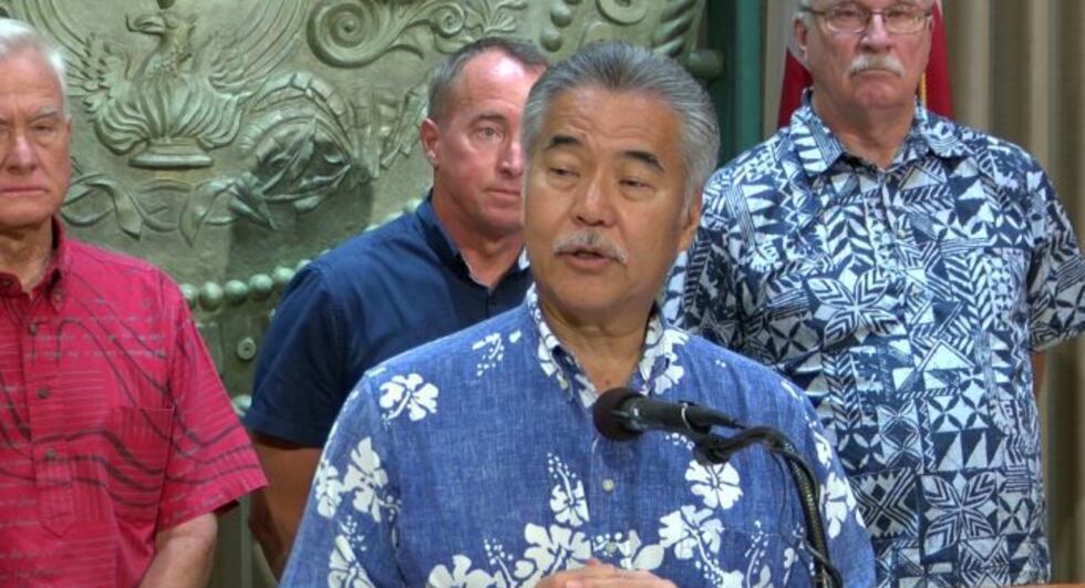 The governor has issued an emergency proclamation for Hurricane Lane. (Image: Hawaii News Now)