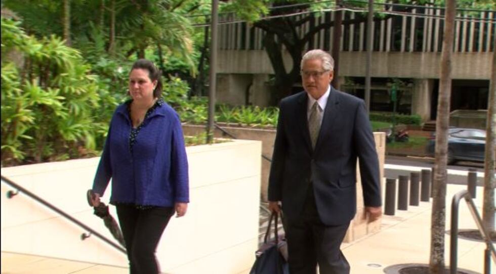 Kealohas walk into federal court on Day 18 of the mailbox trial, the final day of closing...