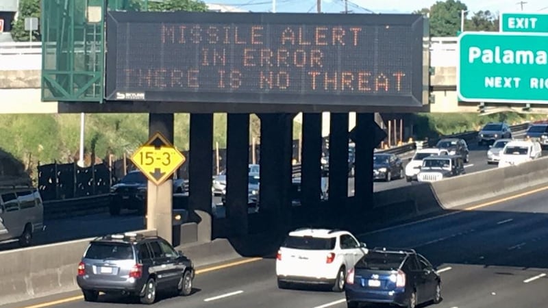 Message boards on Oahu's freeway was one way the state got information out to the public...