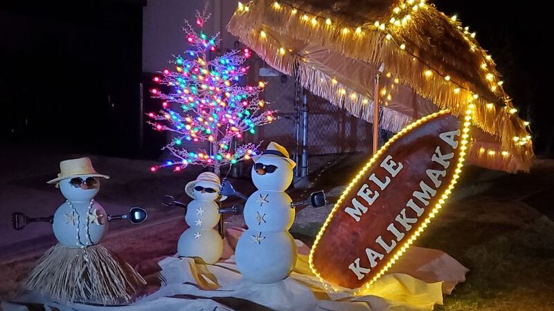 It's Christmas in Hawaii!