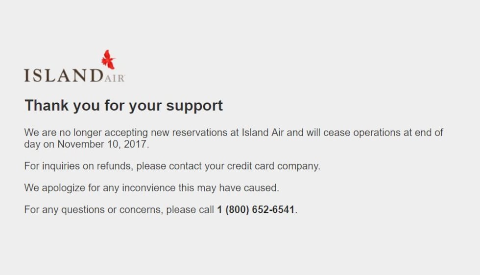 (Image: Island Air)
