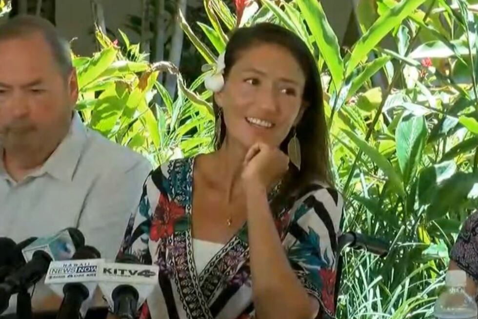 Amanda Eller was lost in a Maui forest for 17 days before she was found. (Image: Hawaii News Now)