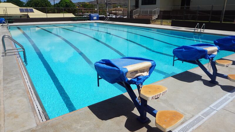 File photo of the Waimea public swimming pool on the island of Kauai. (Image: Kauai County)