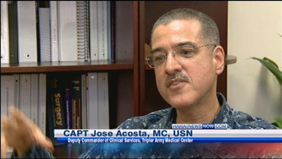 Navy Capt. Jose Acosta