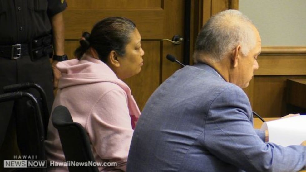 File image of Jaylin Kema in court (Image: Hawaii News Now/file)